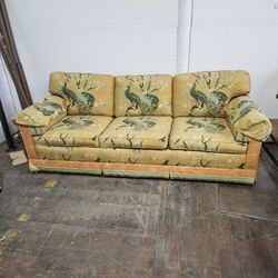 Retro Custom For Made Peacock  Couch 600.00 