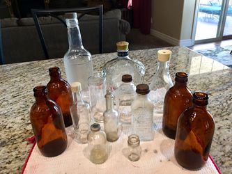 Bottles dug up from the mountains of Northern California