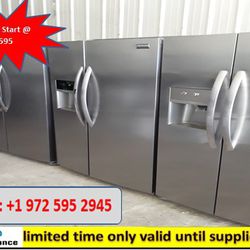 Free Delivery Today!!!! Stainless Steel Refrigerator 