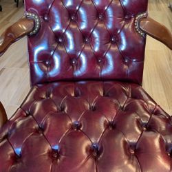 Leather Chairs By Schafer Bros