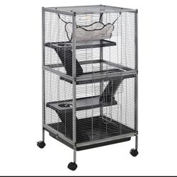 4 Tier Small Animal Rolling Cage