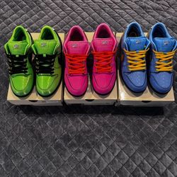 Nike SB ‘Powerpuff Girls’ Full Set Men’s Size 11