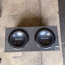 Two 10” subwoofers