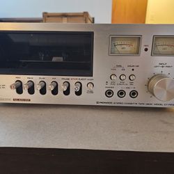 Vintage Pioneer CT F2121 Stereo Cassette Deck