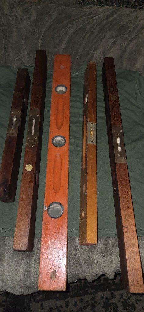 Vintage Stanley Level Collection – 1890s to 1960s (5 total)