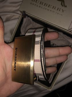 BURBERRY BELT ( ANY SIZE NEEDED)