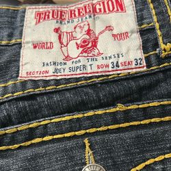 True Religion Joey Super T Men’s Waist 34 Seat 32 Shorts 