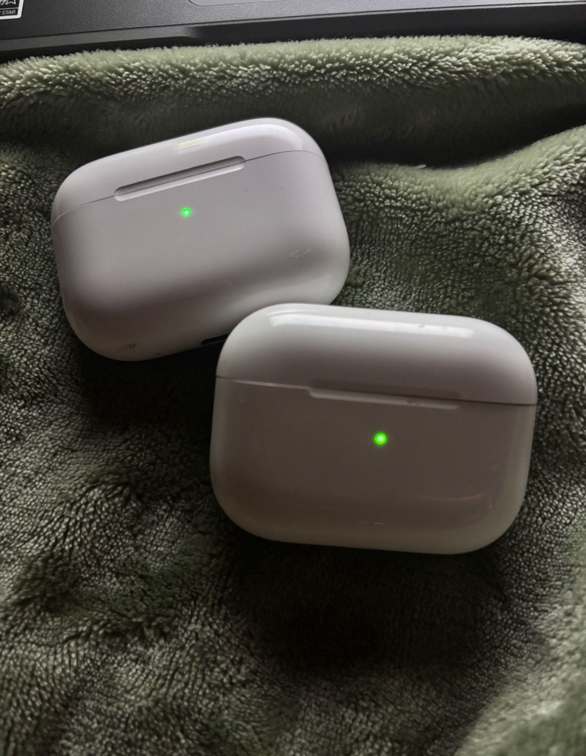 White Apple AirPod Pros 