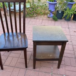 Mesita YSilla  D Madera Las 2x $15.00