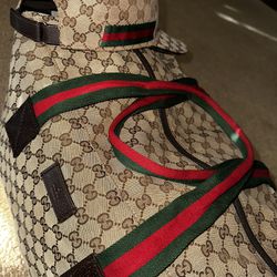 Gucci Hat and Duffle Bag