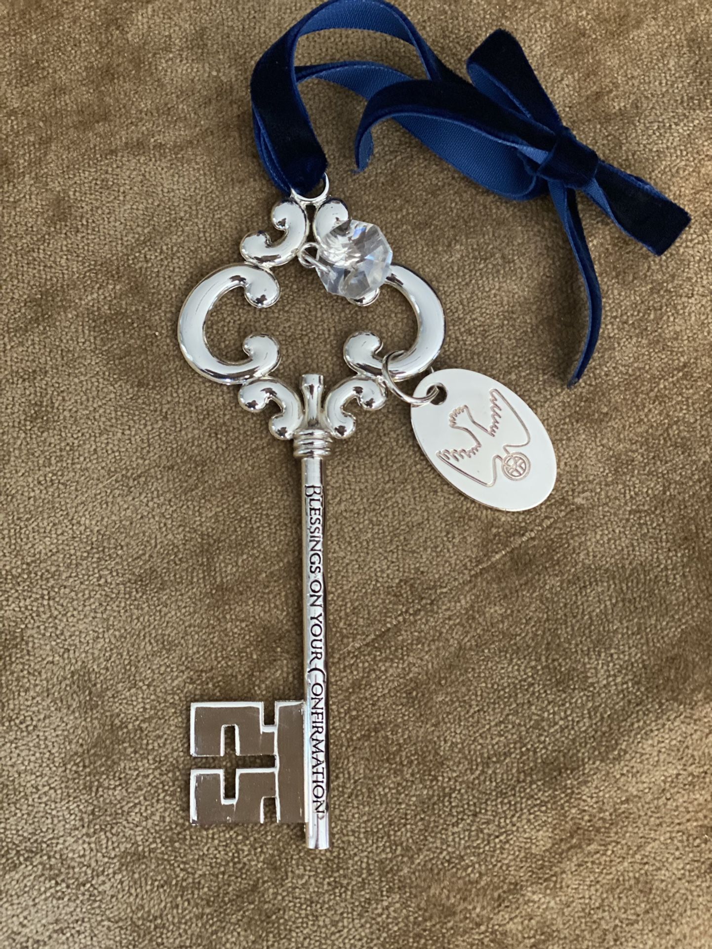 Brand New Religious Engraved Keepsake Ornament For Confirmation Ceremony