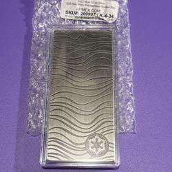 2023 Niue 10 oz Silver Mandalorian Beskar Bar