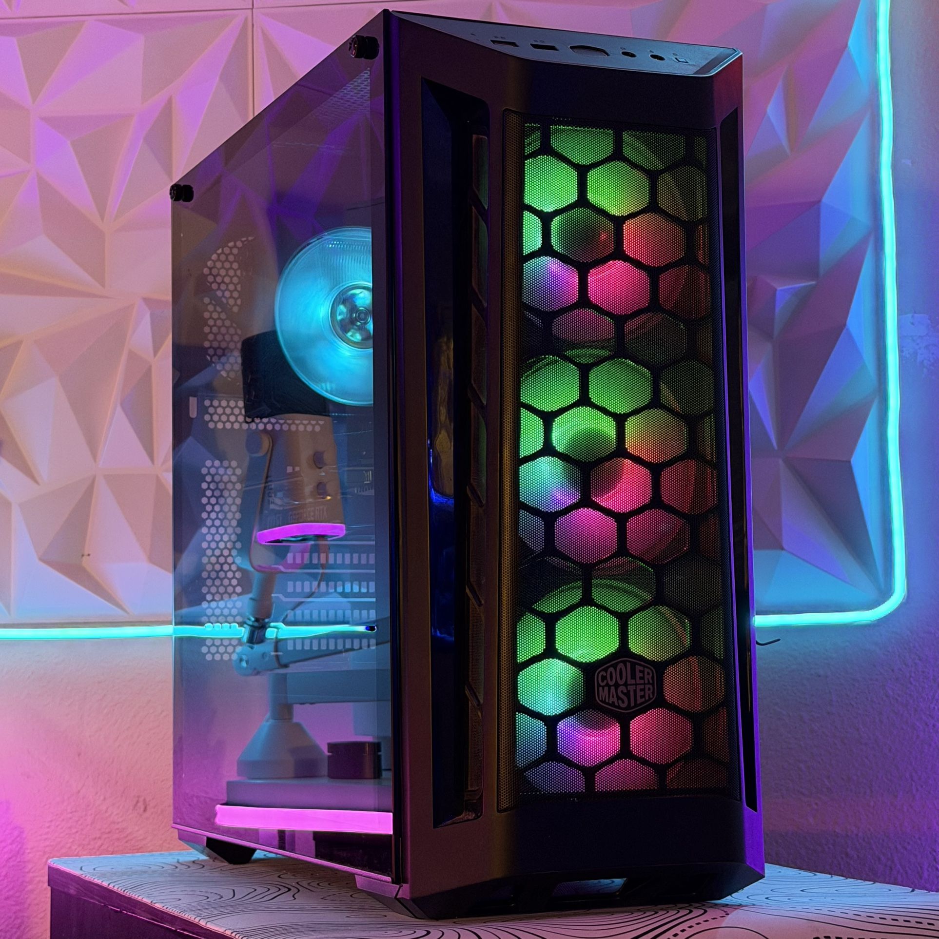 Custom Built RGB Gaming PC Desktop Computer RTX 2060 Intel I5 11th Gen 