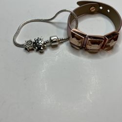 2 Womens/Girls Fashion Charm Bracelet 