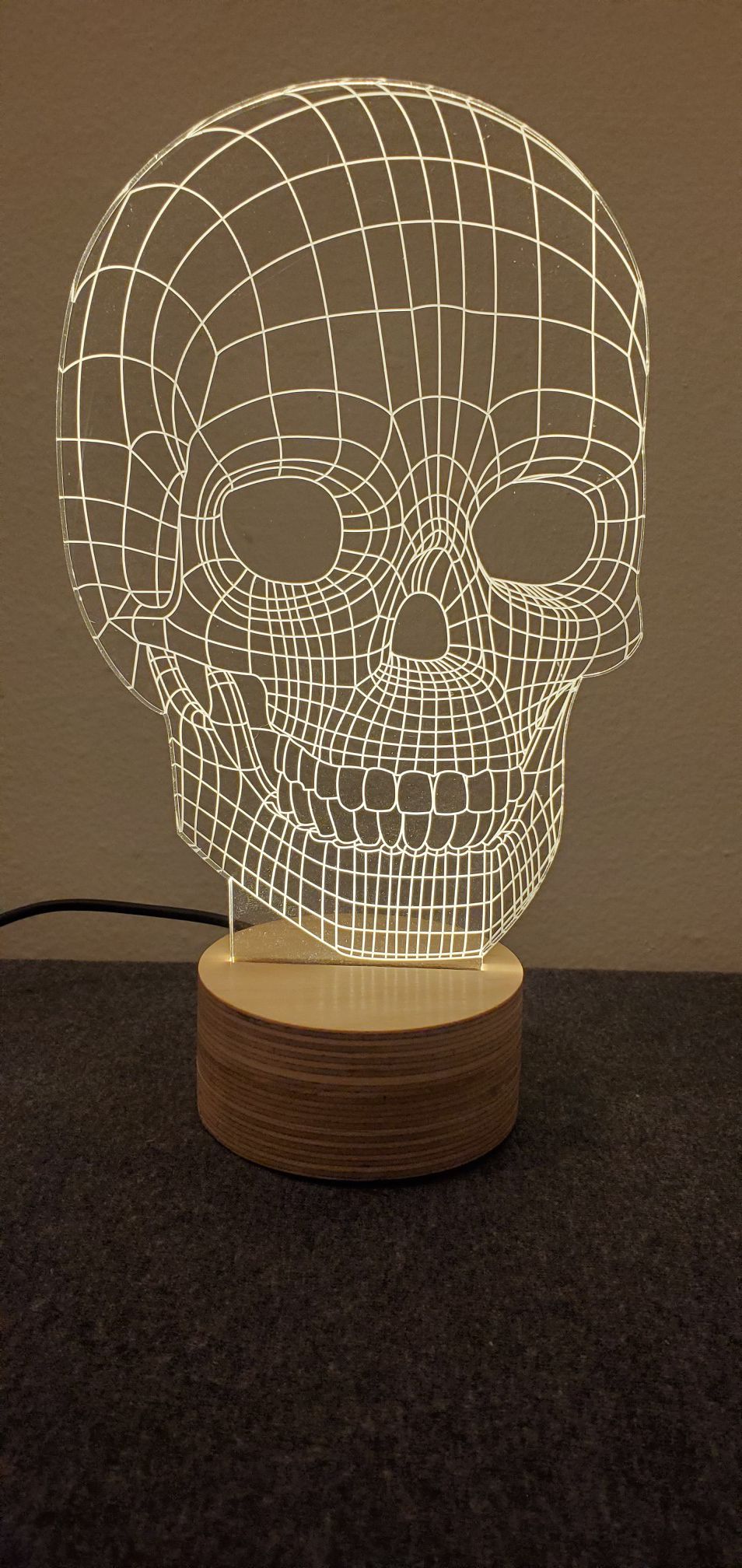 Skull Desk Lamp