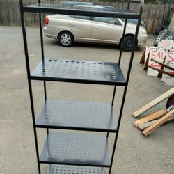 Black Metal Shelf $40
