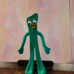 Vintage Prema Toy Gumby Figure 5 1/2 inch Green bendable T