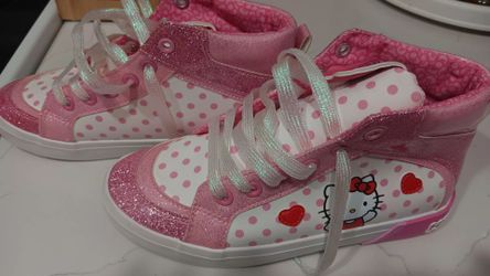 Brand New Size 4 Girls Hello Kitty Hi-Tops