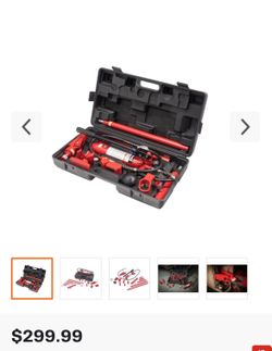 Pittsburgh 20,000lb capacity super heavyduty hydraulic jack
