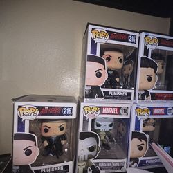 Punisher and Daredevil Funko Pops