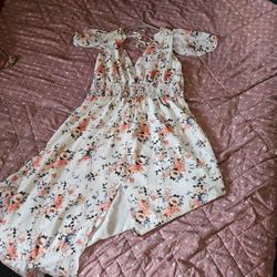Floral Dress Sz Med New 