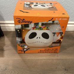 Costco Disney Jack Skellington Halloween Candy Bowl