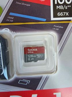 Tarjeta microSD SanDisk Ultra de 128 GB con adaptador: perfecta para Nintendo Switch y GoPro.