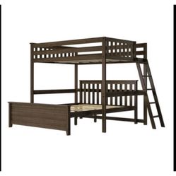 Lover Solid Wood Full Over Full Bunk Beds