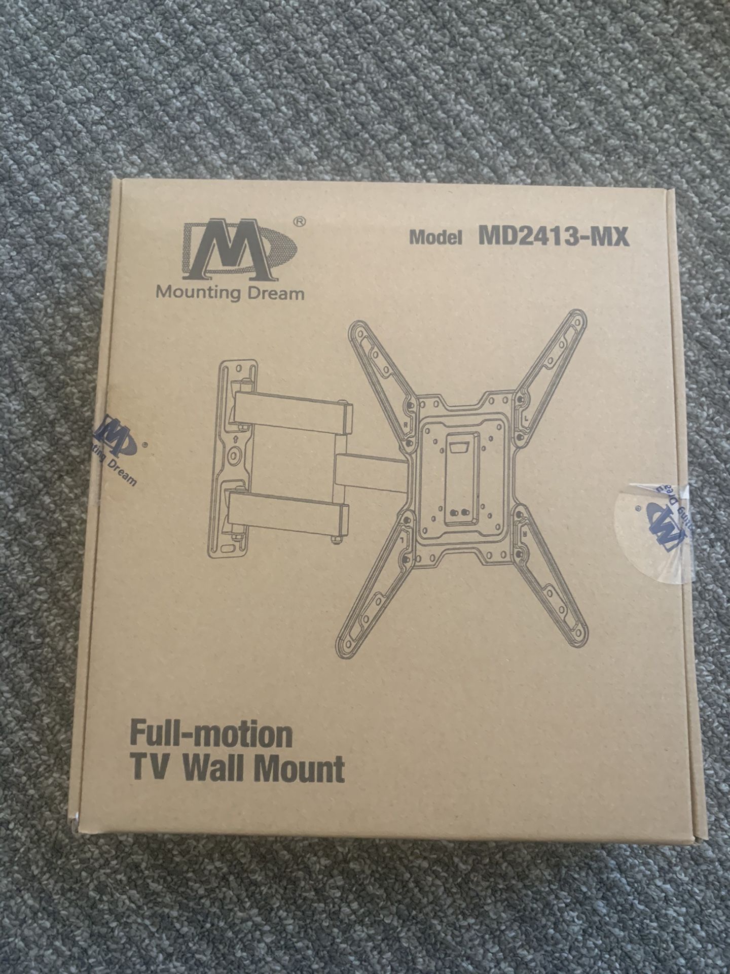 TV wall mount for sale. Full motion up to 55 inches