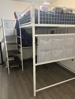 Full Bunk bed With Desk
