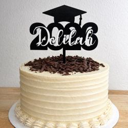 Personalized Graduation Cake Toppers 