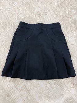 Girls school uniform navy skirt skort 10