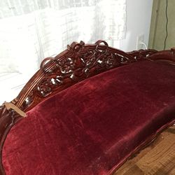 FREE Red Velvet Sofa