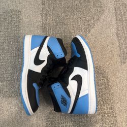 Size 13 | Air Jordan 1 Retro High OG | University Blue 'UNC' toe Sneakers