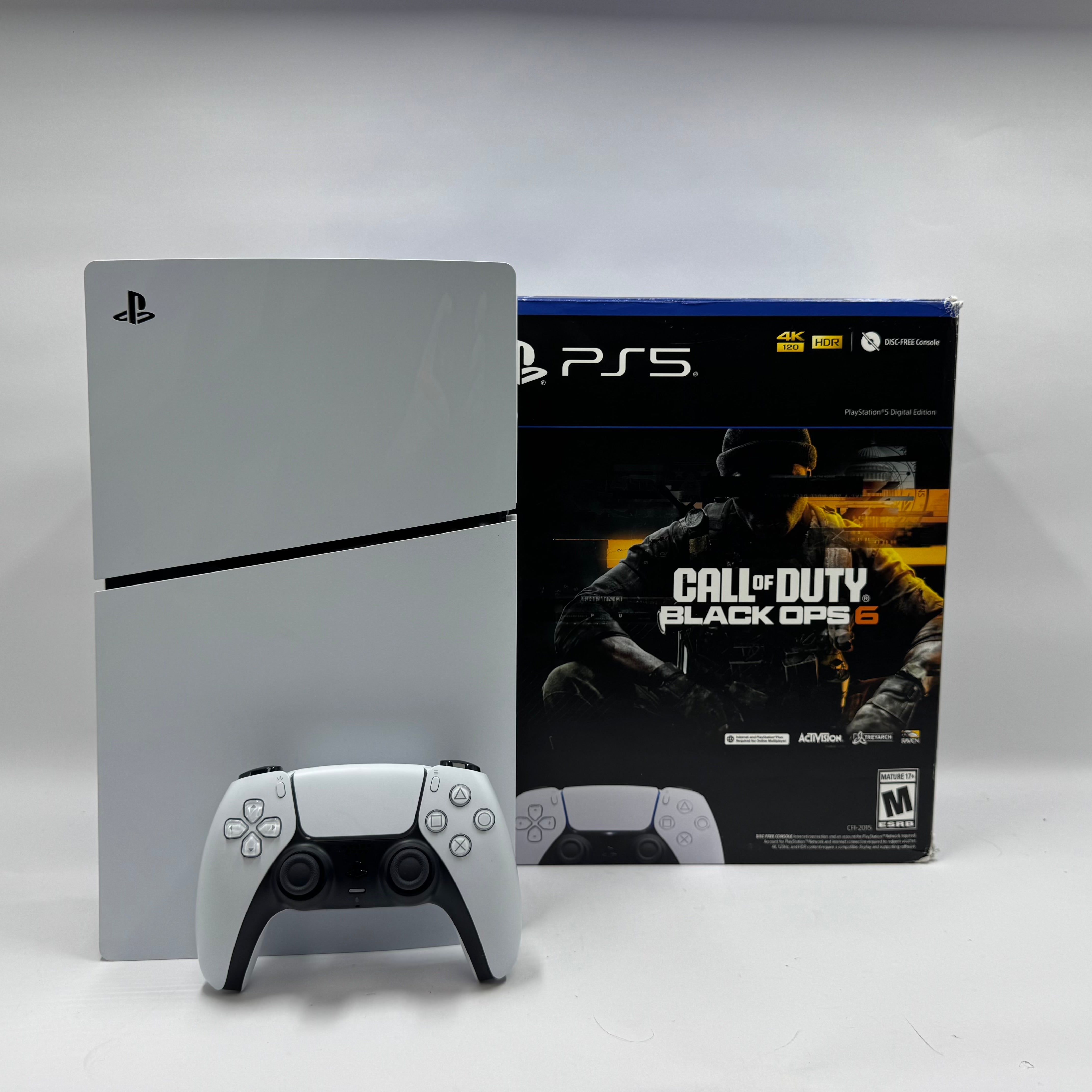 Sony PlayStation 5 Slim Digital Edition PS5 1TB White Console Gaming System