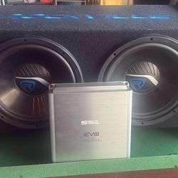 Rockville 12’s Speakers & 1500 Watts Amp