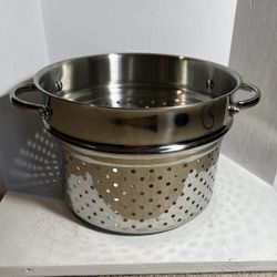 Very Large Stainless Steel Strainer/Steamer Basket Insert
