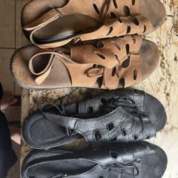 Two Pairs, Ladies, Size 11 Shoes