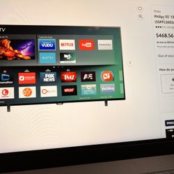 Philips 55” Ultra HD TV Smart LED Television 
