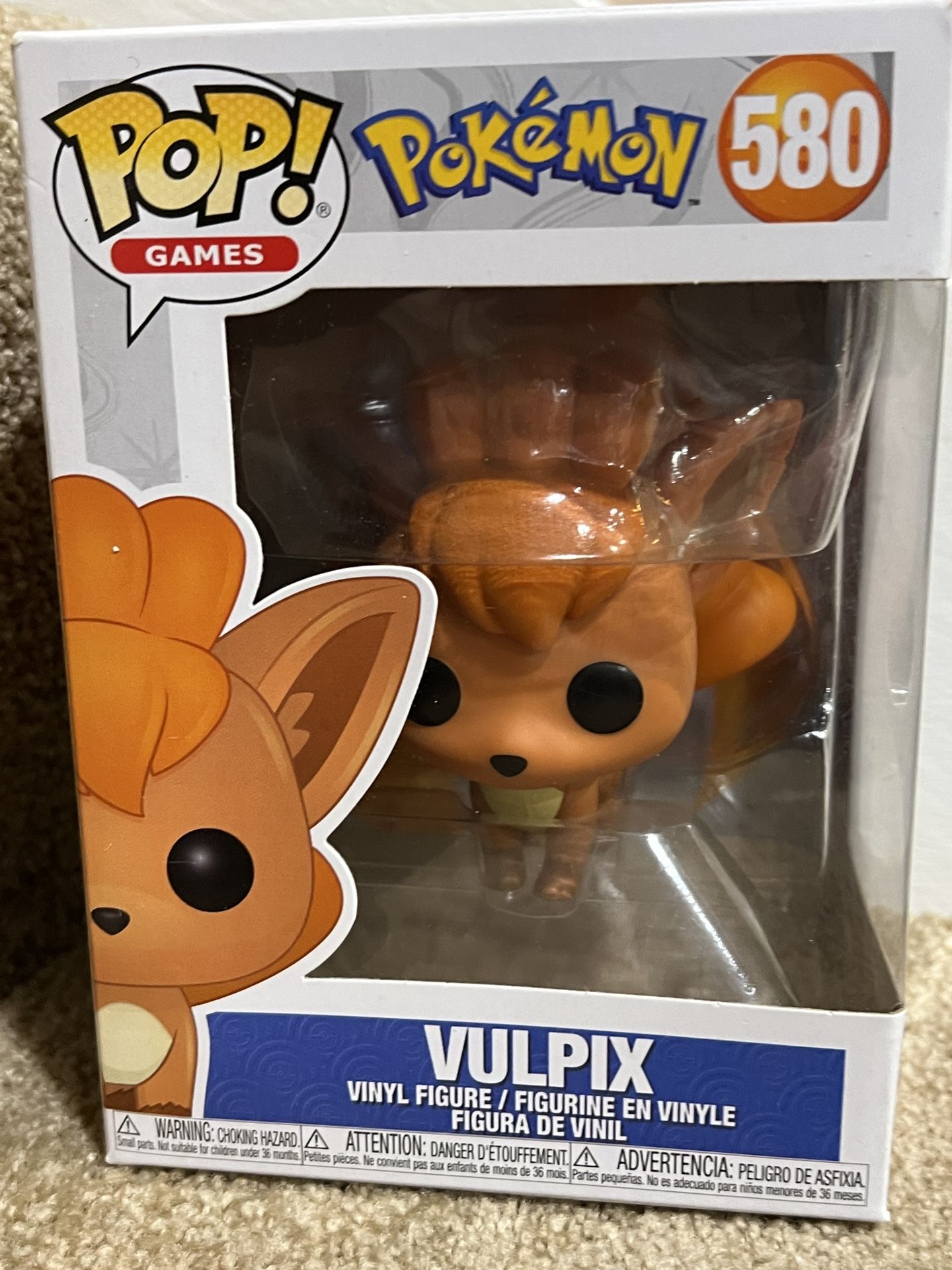 Funko Pop! Pokémon Vulpix #580 New