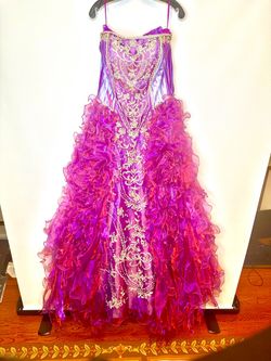 Gorgeous purple gown