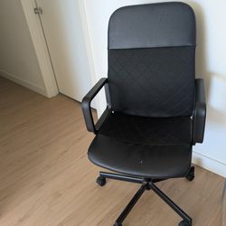 Ikea Renberget Swivel Chair Black