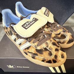 Adidas x Wales Bonner Samba Pony Leopard Print Women's