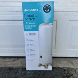 HoMedics Cool Mist Ultrasonic Top-Fill Humidifier with Aromatherapy