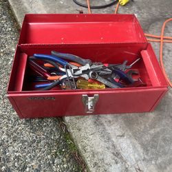 Tool Box With Misc Tools