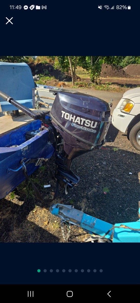 Tohatsu Outboard 9.8 Motor