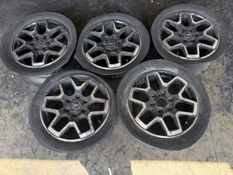 Five Ford Bronco 18 inch 6 lug rims