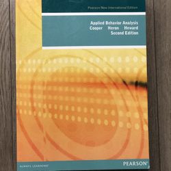 Applied Behavior Analysis (“the Cooper Book”) 2nd Edition