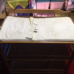Wooden changing Table $40