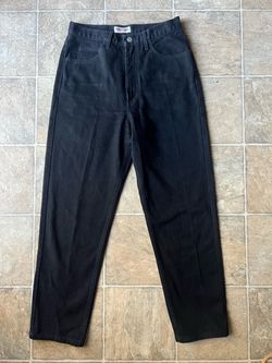 Vintage 90s Guess Jeans Black High-Rise Straight Jeans
